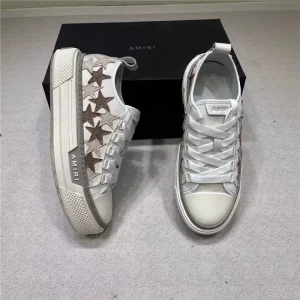 AMIRI STARS COURT LOW-TOP SNEAKERS - AM065