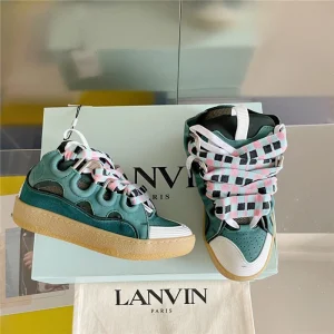 Lanvin Leather Curb Sneakers – LV033