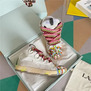 Lanvin Leather Curb Sneakers – LV036