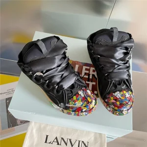 Lanvin Leather Curb Sneakers – LV038