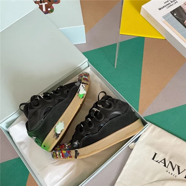 Lanvin Leather Curb Sneakers – LV038