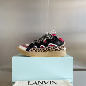 Lanvin Leather Curb Sneakers – LV039