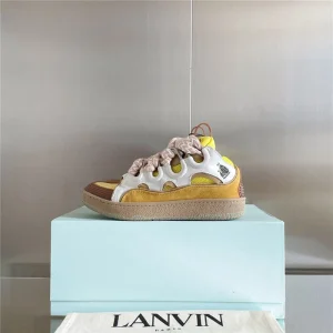 Lanvin Leather Curb Sneakers – LV040