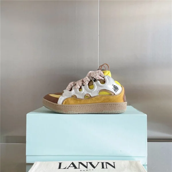 Lanvin Leather Curb Sneakers – LV040