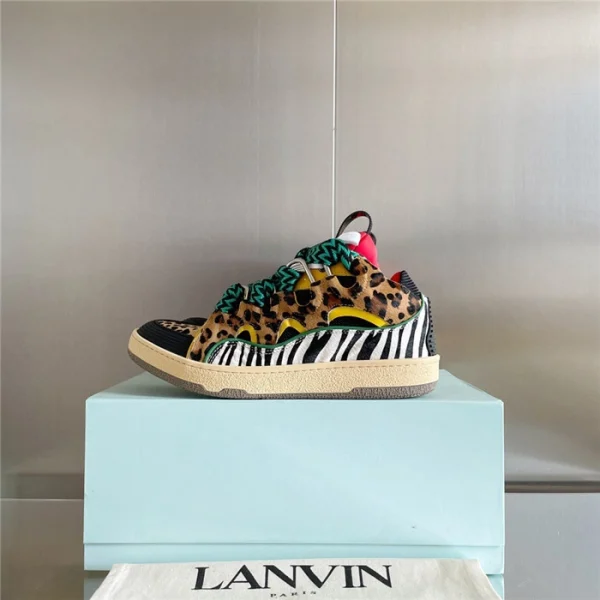 Lanvin Leather Curb Sneakers – LV041