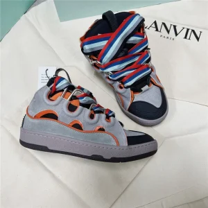 Lanvin Leather Curb Sneakers – LV042