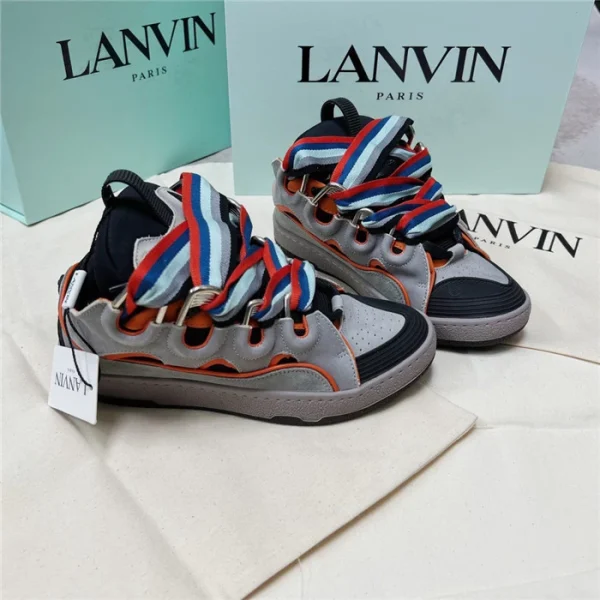 Lanvin Leather Curb Sneakers – LV042