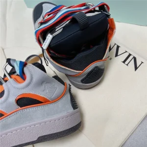 Lanvin Leather Curb Sneakers – LV042