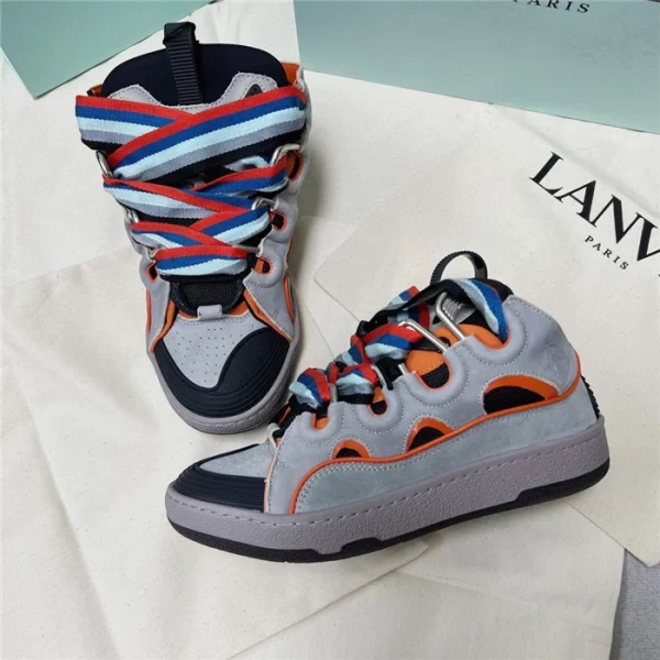 Lanvin Leather Curb Sneakers – LV042