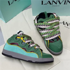 Lanvin Leather Curb Sneakers – LV043