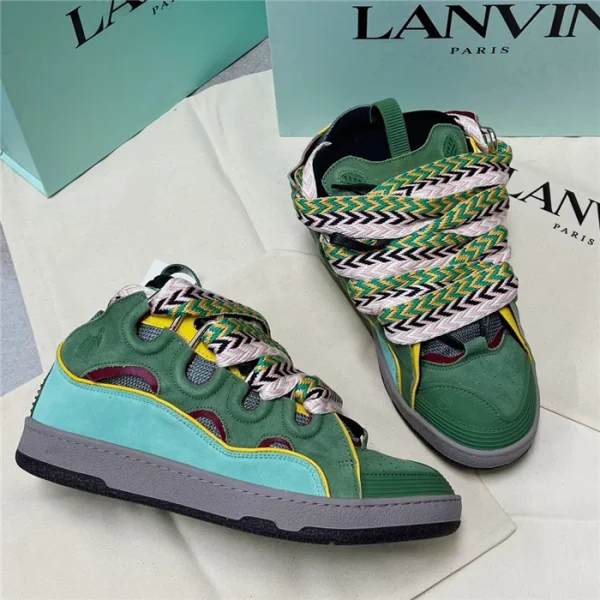 Lanvin Leather Curb Sneakers – LV043