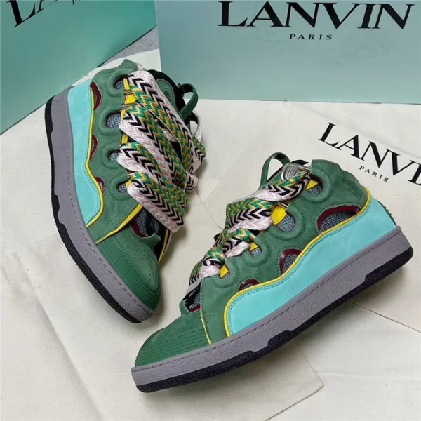 Lanvin Leather Curb Sneakers – LV043