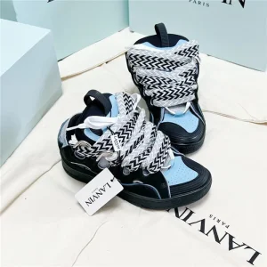 Lanvin Leather Curb Sneakers – LV045