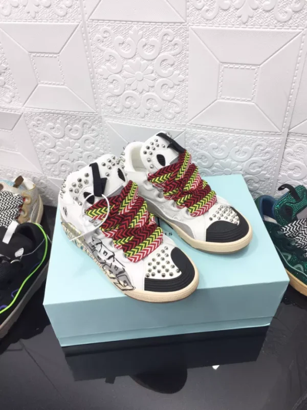 Lanvin Leather Curb Sneakers – LV047