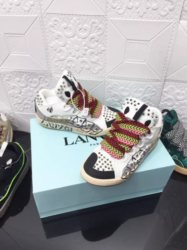 Lanvin Leather Curb Sneakers – LV047