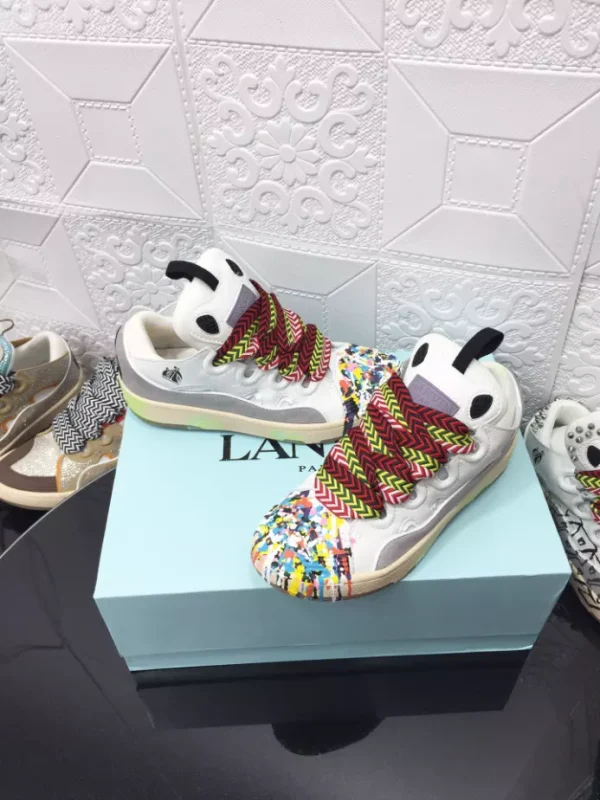 Lanvin Leather Curb Sneakers – LV048