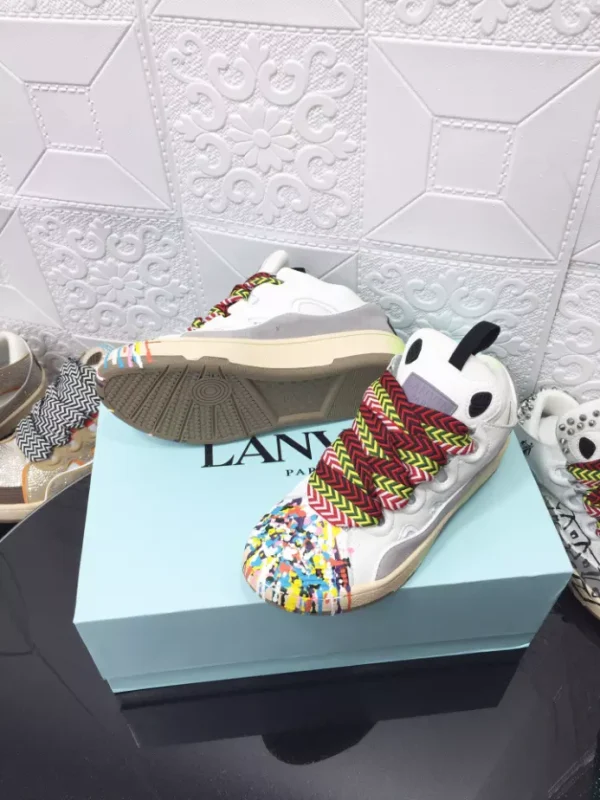 Lanvin Leather Curb Sneakers – LV048