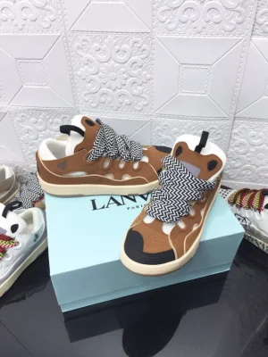 Lanvin Leather Curb Sneakers – LV050