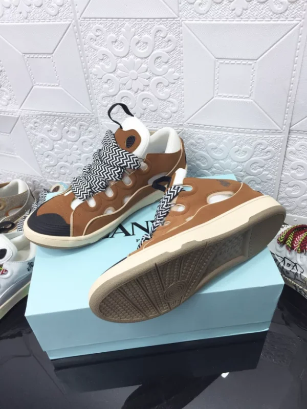 Lanvin Leather Curb Sneakers – LV050